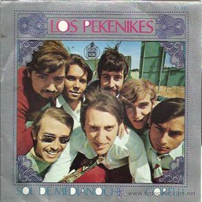 Discos de vinil: LOS PEKENIKES Sg HISPAVOX 1967 sol de medianoche / corelli